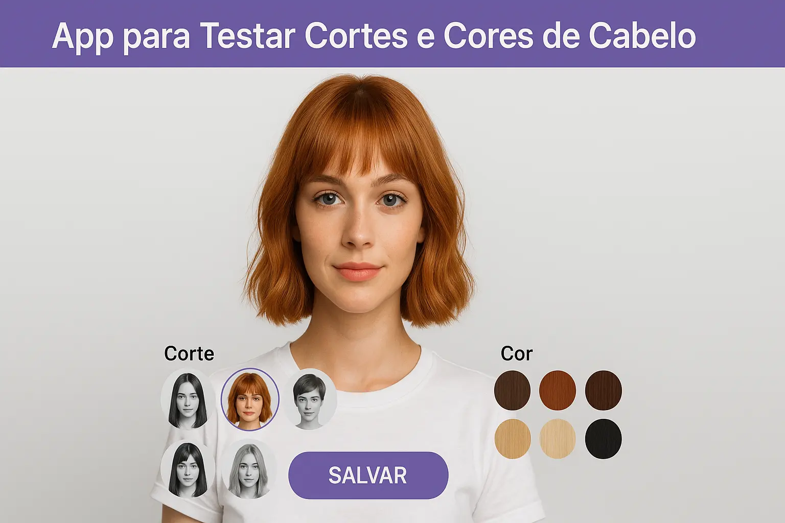 Apps Para Testar Cortes e Cores de Cabelo 
