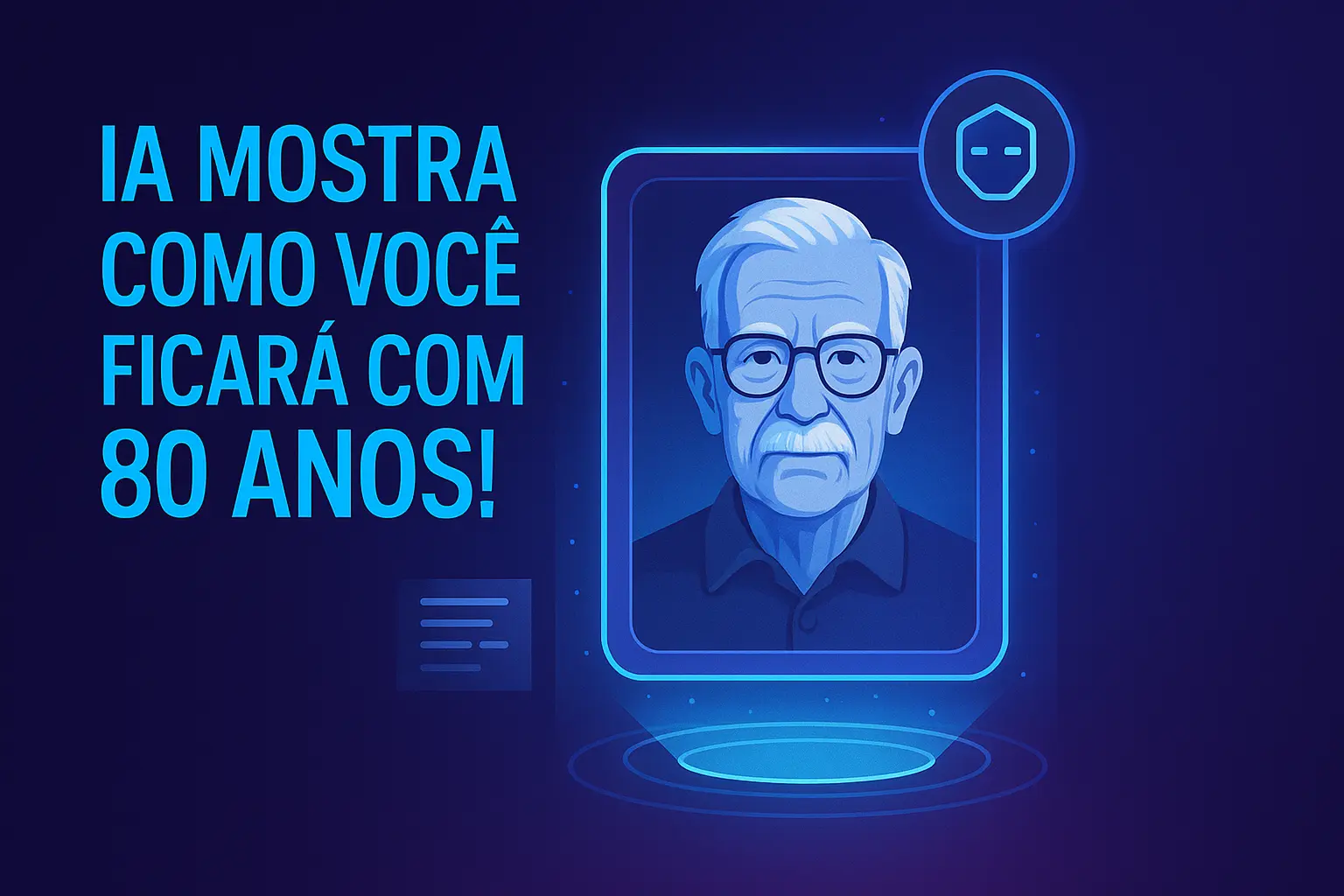 Essa IA mostra como você ficará com 80 anos – teste agora! 